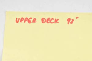 lot 81 image: Binder of Upper Deck 92-93 NHL Hockey Trading Cards