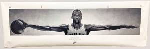 lot 75 image: Vintage Michael Jordan Wingspan WINGS Nike Poster