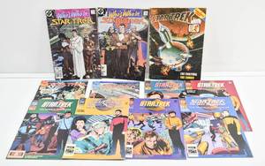 lot 17 image: 11 Vintage Start Trek Comics, Whos Who, Annuals, The Modala Imperative