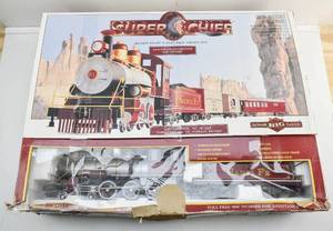 lot 135 image: Bachmann Big Haulers Super Chief Authentic G Scale 4-6-0 Steam Locomotive with Tender Train Set in Original Box
