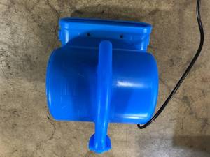 B-Air 14 HP Air Mover Blower Fan for Water Damage Restoration Carpet Dryer Floor Home and Plumbing Use in Blue Customer Returns See Pictures