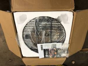 OKLAHOMA JOES Bronco 284 sq. in. Drum Charcoal Smoker and Grill in Orange    Customer Returns See Pictures