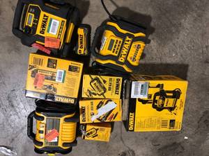 Lot of Assorted Dewalt Portable Power Stations Various Sizes and Conditions   Customer Returns See Pictures