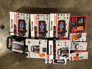 Lot of Assorted Vector Portable Power Stations Various Sizes and Conditions  Customer Returns See Pictures