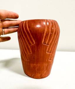 lot 99 image: San Juan Pottery Bowl, Signed