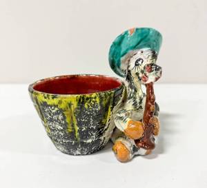 lot 115 image: Italian Ceramic Figure of a Bowl and Donkey