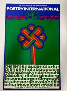 lot 155 image: Vintage Poetry International Poster