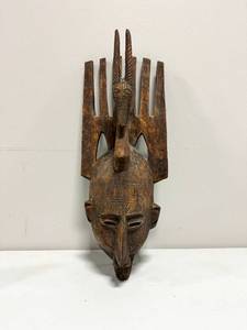 lot 169 image: African Carved Wooden Mask
