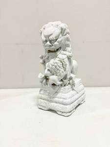 lot 167 image: Chinese Porcelain Foo Dog on a Pedestal