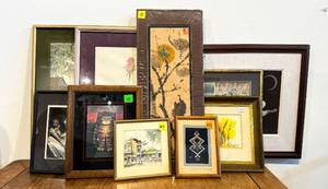 lot 182 image: Large group of Framed Photographs, Paintings, Watercolors