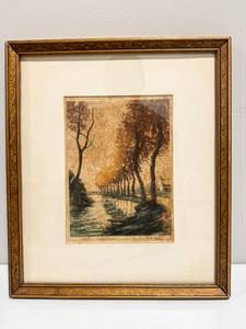 lot 24 image: Etching by unknown signature