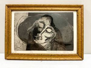 lot 232 image: M Peterson Beckman Etching, Limited Edition, Signed
