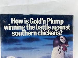 lot 240 image: Vintage Goldn Plump Advertising Poster
