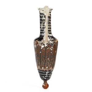 lot 6 image: Small Ancient Greek Core Formed Glass Amphoriskos
