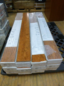 lot 41 image: 12 Boxes of Home Depot Plank Flooring