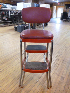 lot 83 image: Vintage ChairStep Stool