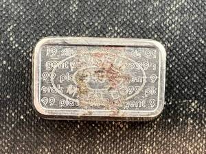 1 TROY OZ .999 FINE SILVER ASSAY BAR