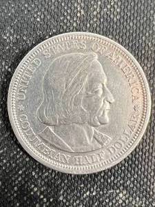 1893 US HALF DOLLAR CHICAGO WORLDS FAIR COL. EXPO