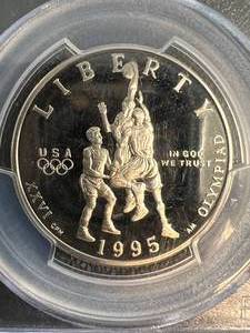 1995-S US COMMEM. CIVIL WAR HALF DOLLAR PCGS PR69DCAM