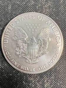 2018 AMERICAN SILVER EAGLE 1 TROY OZ .999 FINE SILVER UNC