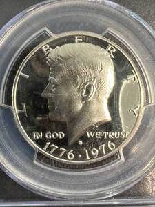 1976-S US SILVER KENNEDY HALF DOLLAR PCGS PR69DCAM