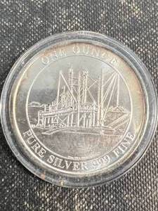 1 TROY OZ .999 FINE SILVER CINCINNATI BICENTENNIAL ROUND