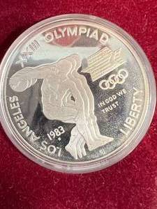 1983-84 US PROOF OLYMPIC COMMEM. 2 COIN SET