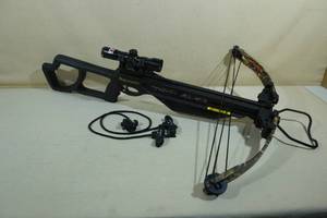 lot 17 image: Parker Bushwacker Crossbow with Red Dot 3x Scope