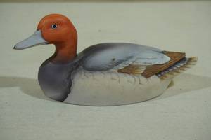 lot 92 image: Porcelain Canvasback Duck By Andrea Sadek