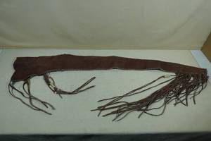 lot 119 image: Vintage Rifle Scabbard with Fringe