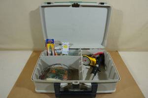 lot 131 image: Plano Tackle Box with Assorted Tackle
