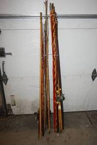 lot 159 image: Assorted Cane and Collapsible Fishing Poles