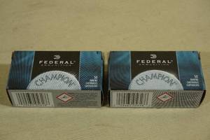 lot 183 image: 100 Remington Champion .22 LR 40 Gr Solid Ammo