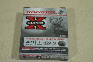 lot 192 image: 5 Winchester Super-X .410 Gauge 3 Rifled HP Slugs