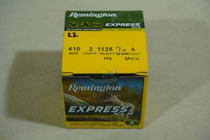 lot 197 image: 22 Remington Express XLR .410 Gauge 3 4 Shot Shotshells