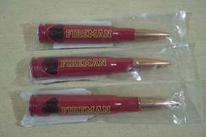lot 227 image: 3 Lucky Shot Fireman Bottle Openers