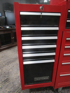 lot 2-A image: Craftsman Tool Chest 18x60x64 Overall
