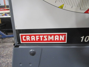 lot 9 image: Craftsman 10 Table Saw