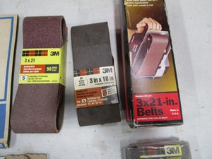 lot 36 image: Misc. Sandpaper & Sanding Belts