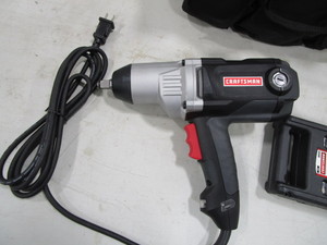 lot 96 image: Craftsman 12 Electric Impact & Impact Sockets