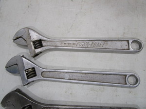 lot 106 image: Crescent Wrenches