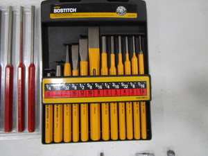 lot 127 image: Punches, Chisels, Files