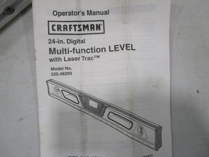 lot 148 image: Craftsman Laser Level Tool & Tripod