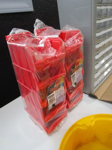 lot 165 image: Storage Containers & Screw Hooks