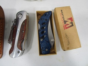 lot 201 image: Misc. Knives & Multi Tools