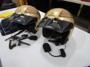 lot 230 image: (2) Helmets