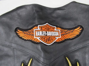 lot 242 image: Leather Vest Womens size L