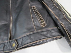 lot 253 image: Leather Riding Jacket wLiner Womens size M