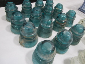 lot 293 image: Vintage Glass Insulators