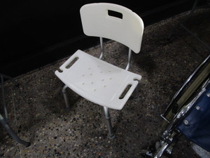 lot 324 image: Wheelchair & Shower Chair